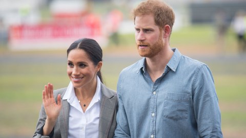 Gaya Rambut Meghan Markle di Australia Foto: Dominic Lipinski/REUTERS