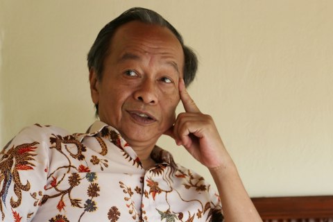 Sarwono Kusumaatmadja, anggota DPD 2004-2009. Foto: Fanny Kusumawardhani/kumparan