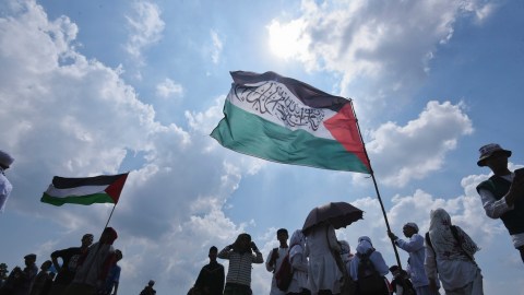 Ilustrasi Palestina Foto: ANTARAFOTO/Hafidz Mubarak
