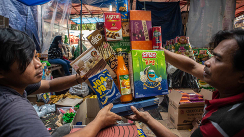 Foto: Melihat Penjualan Parsel Lebaran di Cikini, Jakarta (1)