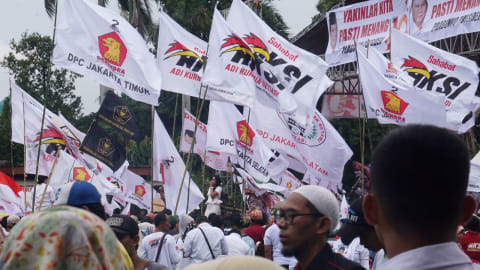 Ilustrasi kampanye Partai Gerindra. Foto: Fitra Andrianto/kumparan