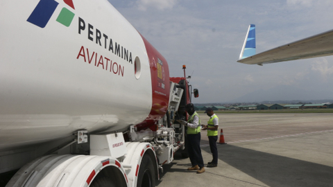 Pertamina siagakan stok Avtur seluruh bandara di wilayah Jawa bagian tengah.  Foto: Dok. Pertamina