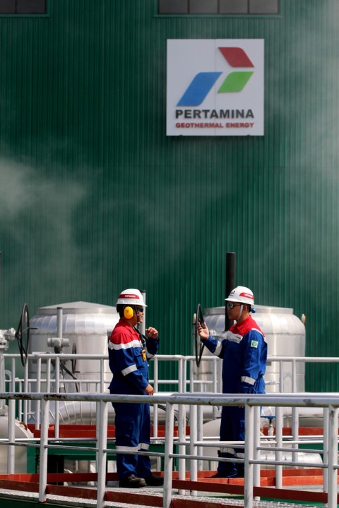 Pembangkit Listrik Geothermal (PLTB), Pertamina. Foto: Dok. PGE