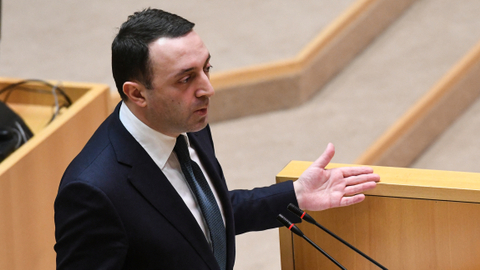 Perdana Menteri Georgia Irakli Garibashvili. Foto: Vano SHLAMOV/AFP
