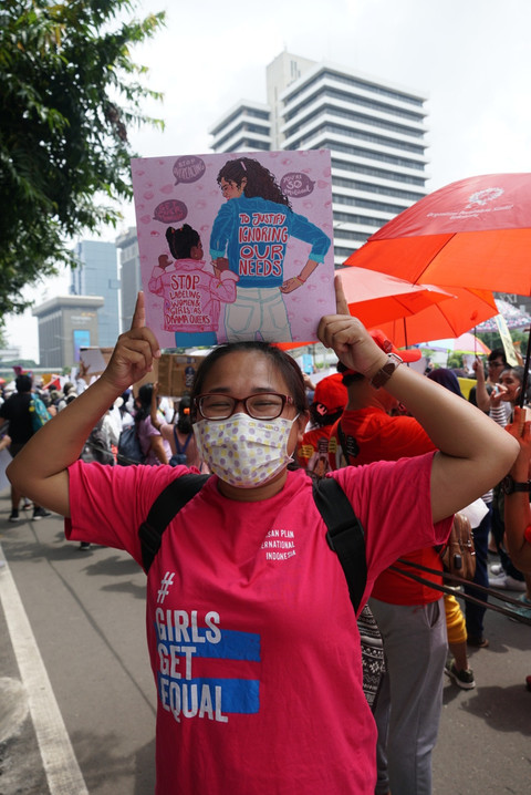 Women's March Jakarta 2020 Foto: Avissa Harness/kumparan