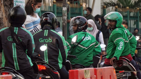 Ilustrasi ojek online. Foto: Irfan Adi Saputra/kumparan