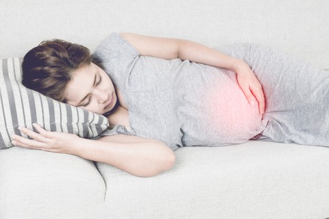 Ilustrasi Tidur saat kontraksi. Foto: Shutter Stock