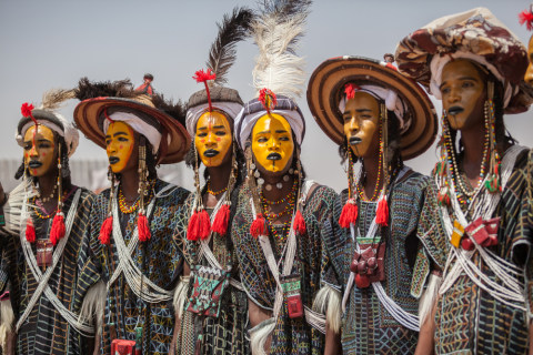 Festival Gerewol di suku Wodaabee, Afrika Foto: Shutter Stock