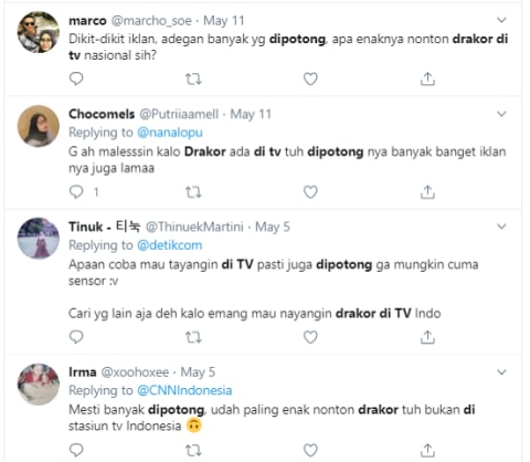 Drama Korea Yang Tayang Di Stasiun Tv Indonesia Tidak Sesuai