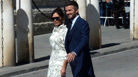 Victoria Beckham dan David Beckham. Foto: AFP