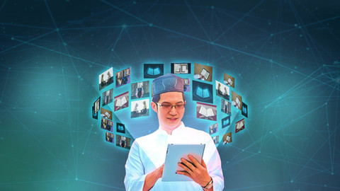 Ilustrasi pesantren virtual Foto: Argy Pradypta/kumparan