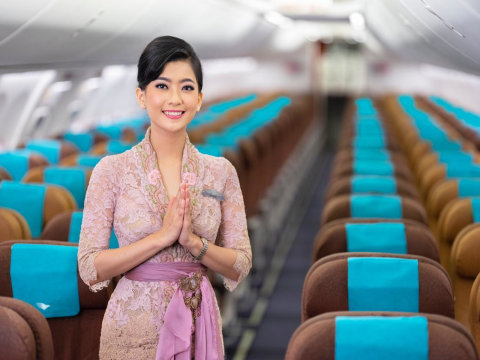 Garuda Indonesia Kebaya Pertiwi Special Flight Foto: Dok. Garuda Indonesia