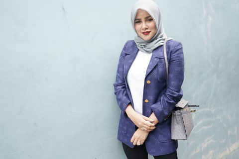 Artis Olla Ramlan saat di temui kawasan Tendean, Jakarta, Rabu, (15/1/2020). Foto: Dok. Ronny