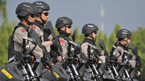 162 Polisi Disiagakan Amankan Upacara Hari Lahir Pancasila di Gedung Kemlu