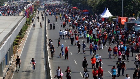 Hari Ini CFD di Jakarta Ditiadakan