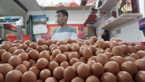 Harga Telur Ayam Turun di Jakarta, Rata-rata Dijual Rp 27.000 per Kg