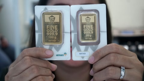 Harga Emas Antam Turun Jadi Rp 1.901.000 per Gram, Galeri24 Rp 1,86 Juta