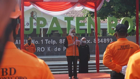 Tunjuk Id Bupati Bojonegoro Resmikan Taman Gajah Bolong Di Baureno