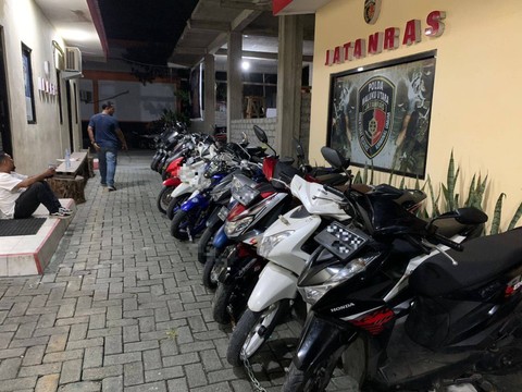 Polisi di Maluku Utara Kembali Amankan 8 Motor Bodong dari Sulawesi Utara