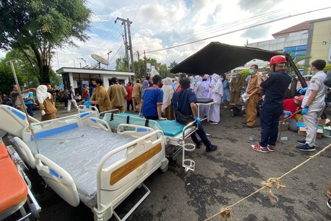 RSUD Cimacan Tampung Korban Gempa Cianjur, Tenda Darurat Didirikan