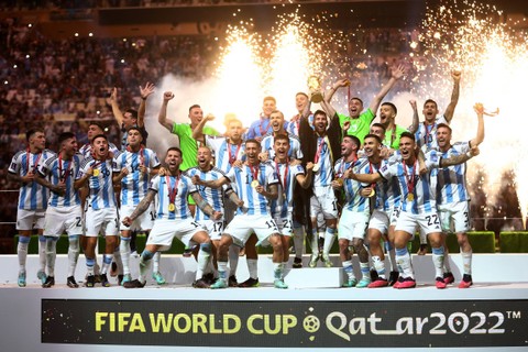Foto: Argentina Jadi Juara Piala Dunia 2022 Usai Kalahkan Prancis