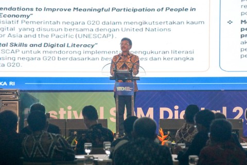 Foto: Menkominfo Luncurkan Indeks Masyarakat Digital Indonesia