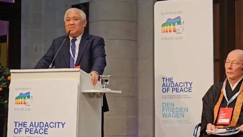 Din Syamsuddin Minta Kezaliman Israel Dilawan