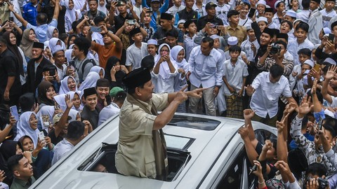 Prabowo Dapat Doa Jadi Presiden ke-8 RI di Ponpes Cipasung Tasikmalaya