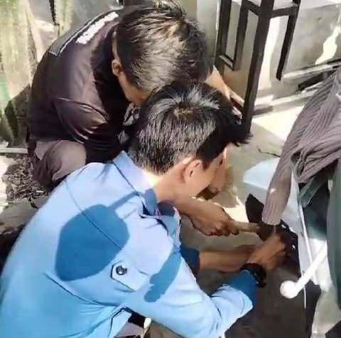 Warga Lampung Selatan Telpon Damkar Minta Bantuan Buka Gembok Motor yang Hilang