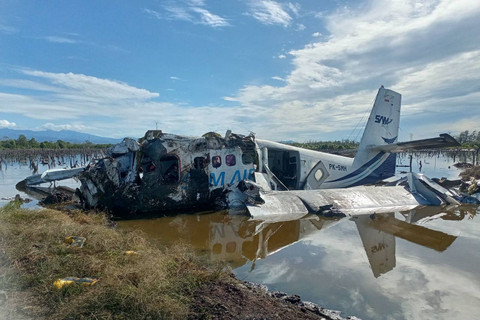 Pesawat SAM Air Jatuh di Gorontalo, 4 Orang Meninggal Dunia