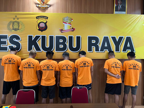 7 Pengedar Narkoba Ditangkap di Kubu Raya, 2 di Antaranya Residivis