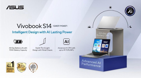 Lima Alasan ASUS Vivobook S14 Jadi Pilihan Laptop AI Terbaik
