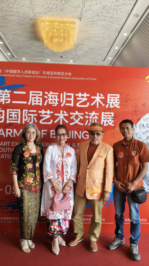 4 Pelukis Indonesia Ikut Pameran Lukisan di Beijing, China