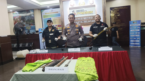 Polres Jaksel Ciduk 23 Preman Berkedok Jukir di Kemang dan Blok M