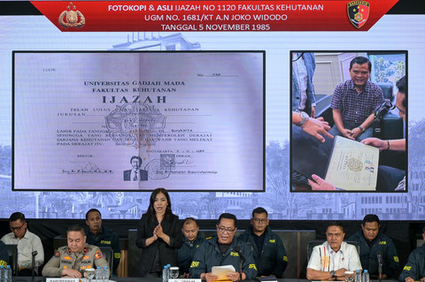 Wujud Ijazah Asli Jokowi yang Ditunjukkan Bareskrim Polri