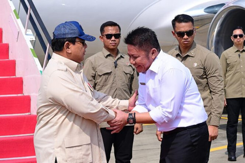 Herman Deru Sambut Presiden Prabowo di Sumsel