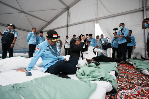 Menag Tinjau Armuzna, Pastikan Kesiapan Bantal hingga Air untuk Jemaah Haji RI
