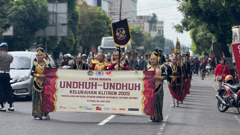 Kirab Gunungan Undhuh-undhuh 2025 Kukuhkan Yogya sebagai City of Tolerance