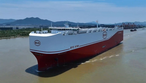 BYD Tambah Kapal Angkut Mobil Lagi, Sekali Berlayar Muat 9.200 Unit