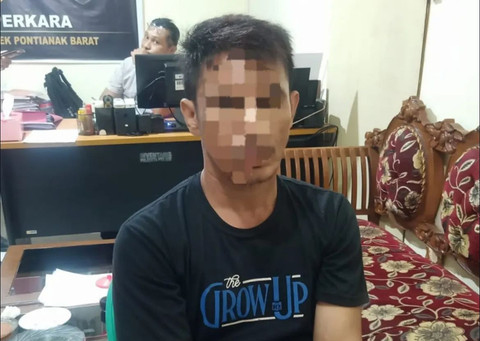 Pria di Pontianak Curi Motor yang Terparkir di Depan Rumah