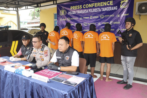 Komplotan Pengedar Sabu Modus Tempel di Pohon Dibekuk Polisi di Tangerang