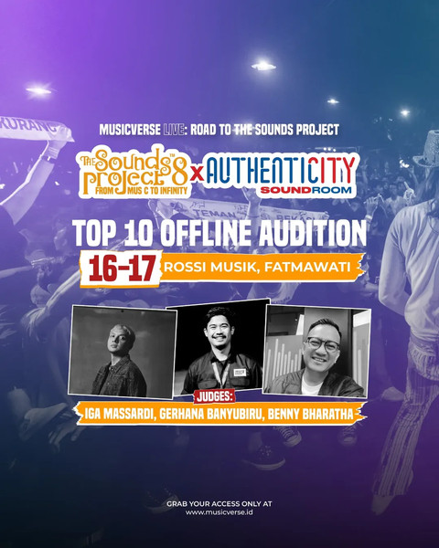 Top 10 Authenticity Soundroom Berpotensi Manggung di The Sounds Project Vol.8