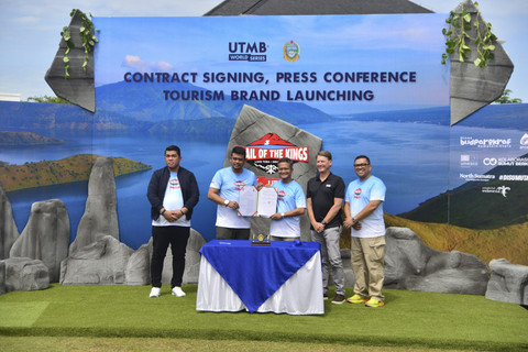 Bobby Teken Kerja Sama, UTMB Pilih Danau Toba jadi Tuan Rumah Trail Run Dunia