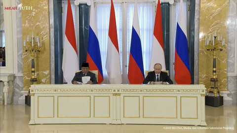 Putin Nilai Indonesia-Rusia punya Pandangan Sejalan Soal Isu Regional-Global