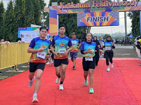 Ribuan Peserta Ramaikan Krakatau Run 2025, Dorong Promosi Pariwisata Lampung