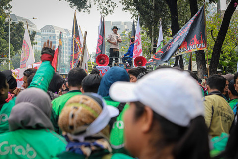 Ada Demo Ojol di Depan Istana Negara, Polisi Siapkan Rekayasa Lalin