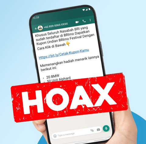 BRI Imbau Masyarakat Lebih Waspada Bahaya Klik Tautan Palsu
