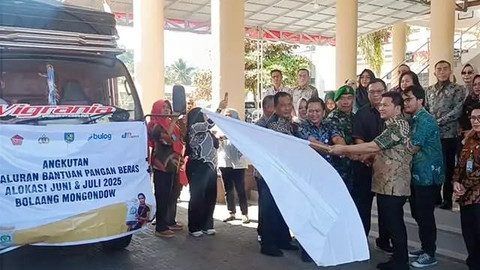 Pemkab Bolmong Memulai Penyaluran Bantuan Cadangan Pangan untuk 15.784 Keluarga
