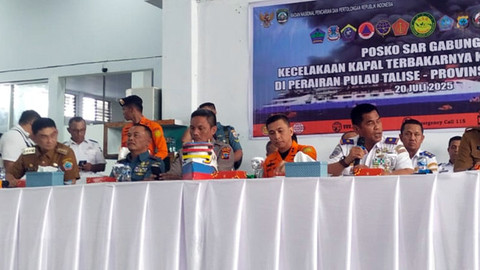 Polda Sulut Pastikan Kerangka Tulang di KM Barcelona yang Terbakar Bukan Manusia
