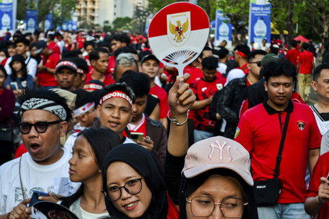 Suasana Jelang Timnas Indonesia vs Vietnam, Penonton Mulai Padati GBK